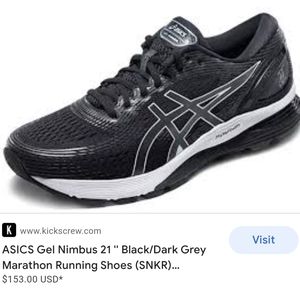 New Asics Mens 10 Asics Gel Nimbus running shoes